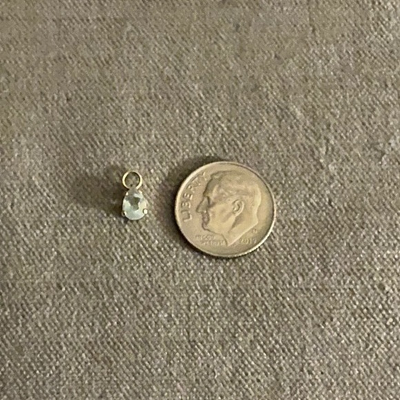 14k Aquamarine Charm - Picture 12 of 12
